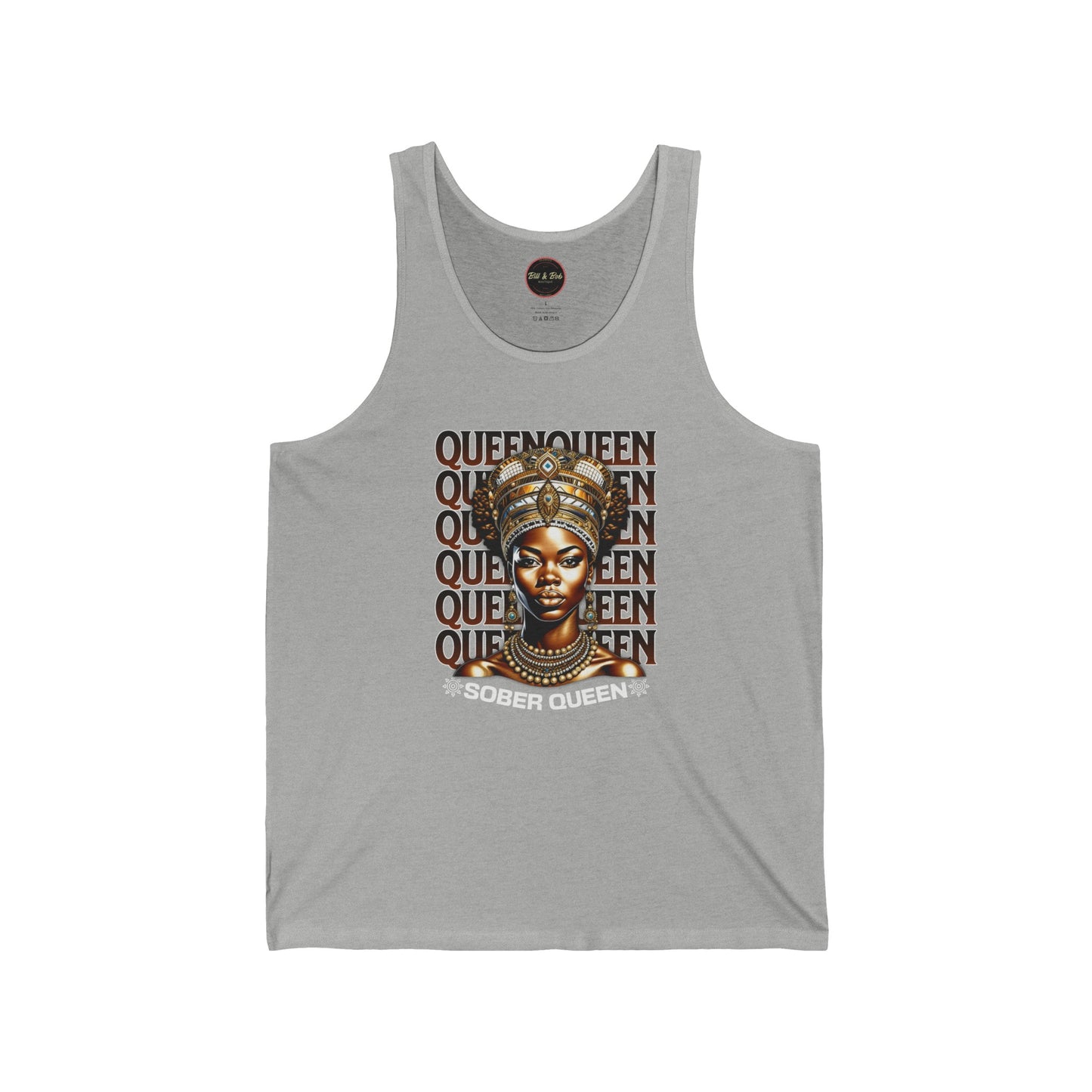 Sober Queen Unisex Jersey Tank