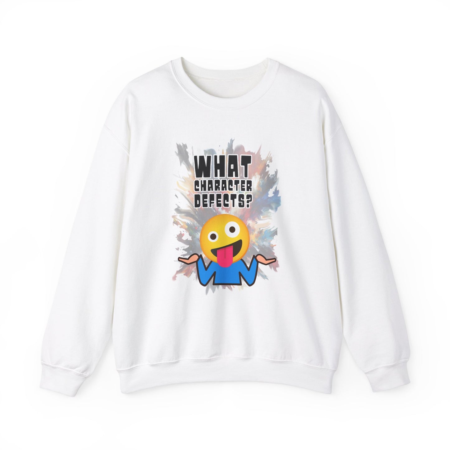 What Character Defects? Unisex Heavy Blend™ Crewneck Sweatshirt