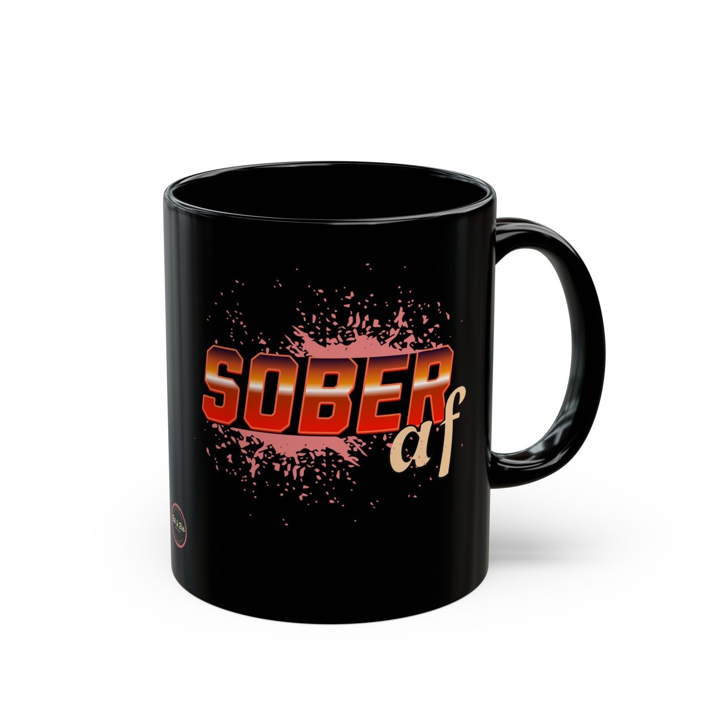 Sober AF Black Mug (11oz, 15oz)