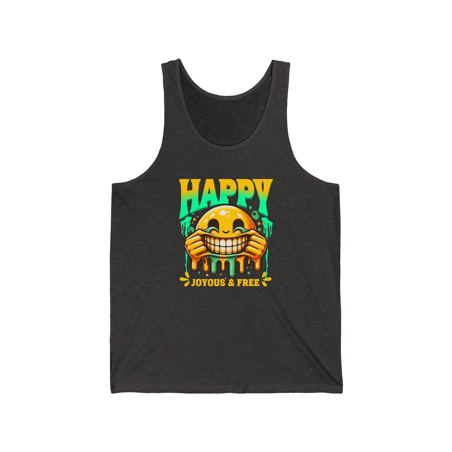 Happy Joyous and Free Unisex Jersey Tank