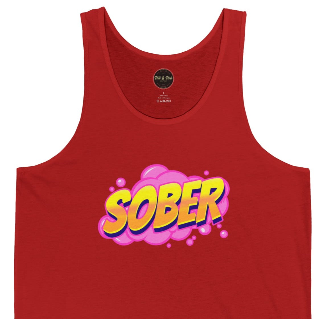 Sober Unisex Jersey Tank