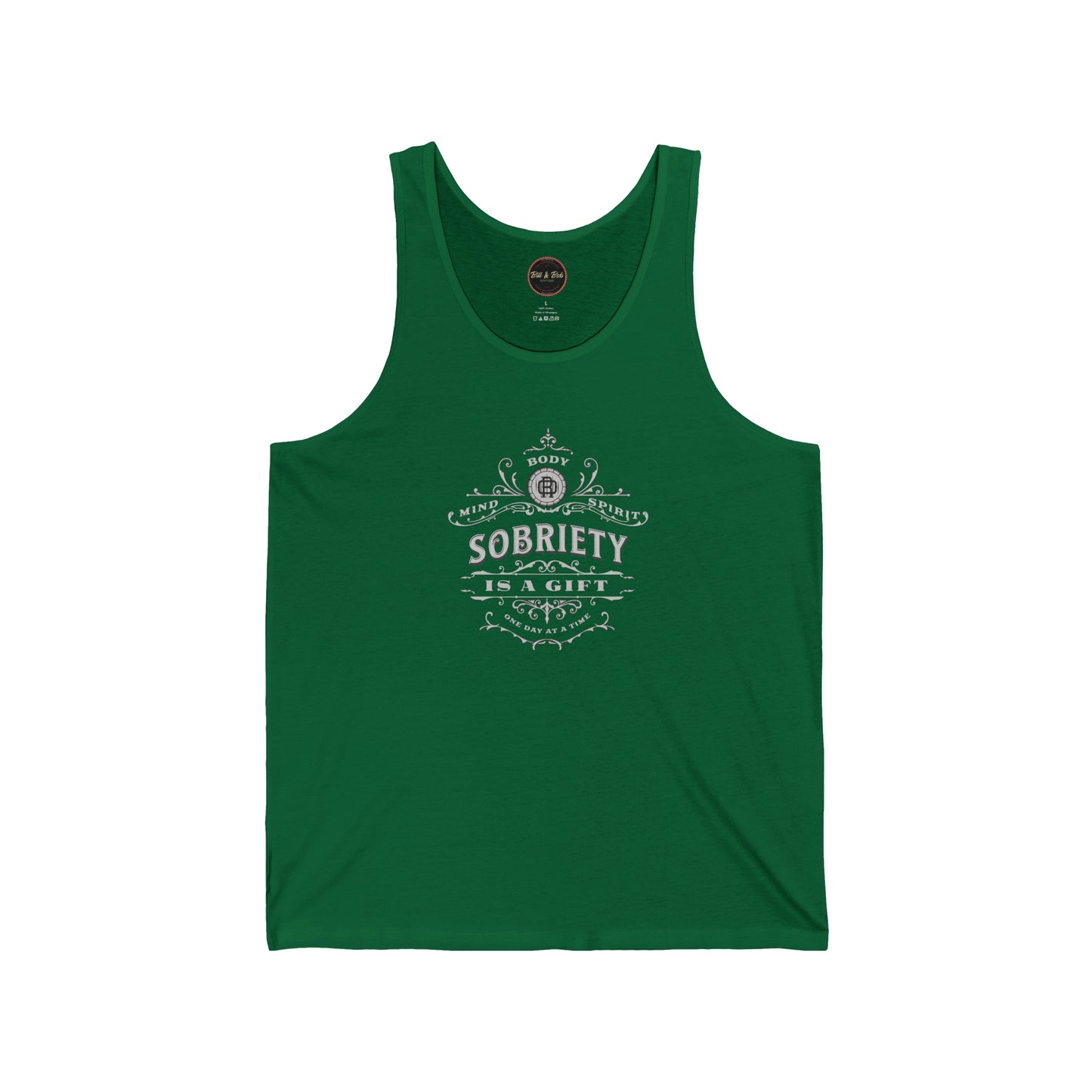 Sobriety is a Gift Unisex Jersey Tank