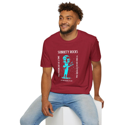 Sobriety Rocks Unisex Softstyle T-Shirt