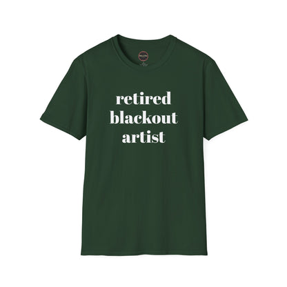 Retired Blackout Artist Unisex Softstyle T-Shirt