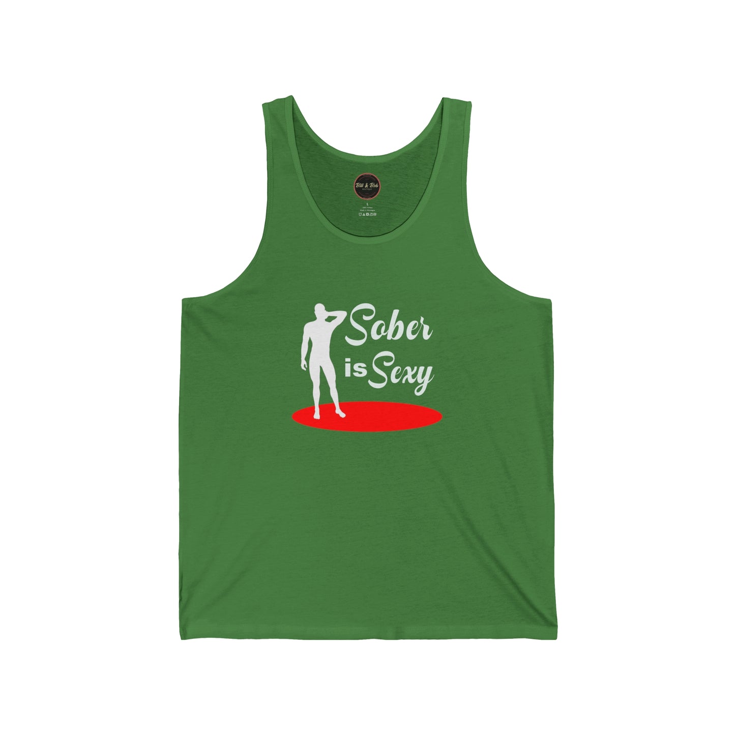 Sober is Sexy (male) Unisex Jersey Tank