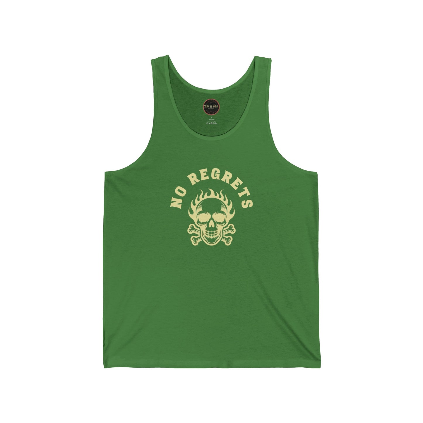 No Regrets Unisex Jersey Tank