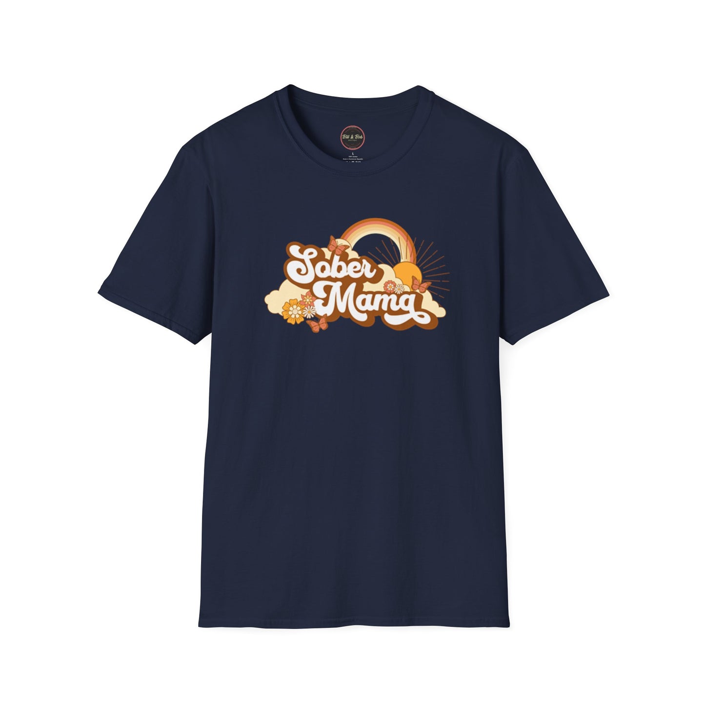 Sober Mama Unisex Softstyle T-Shirt