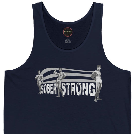 Sober Strong Unisex Jersey Tank