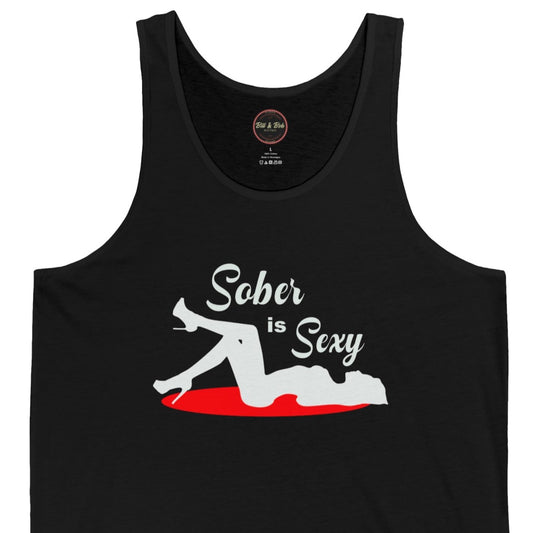 Sober is Sexy Unisex Jersey Tank