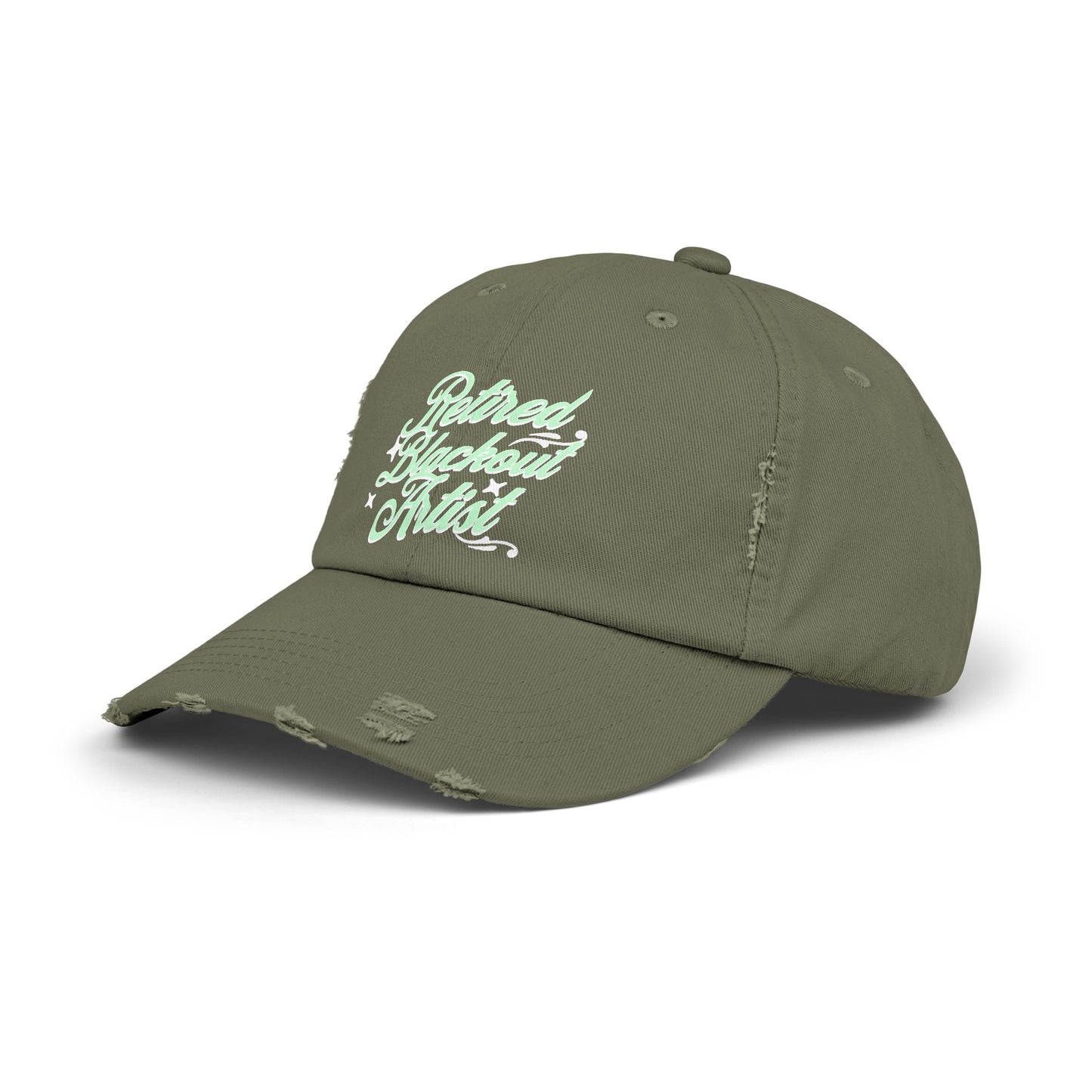 Retired Blackout Artist Unisex Distressed Cap