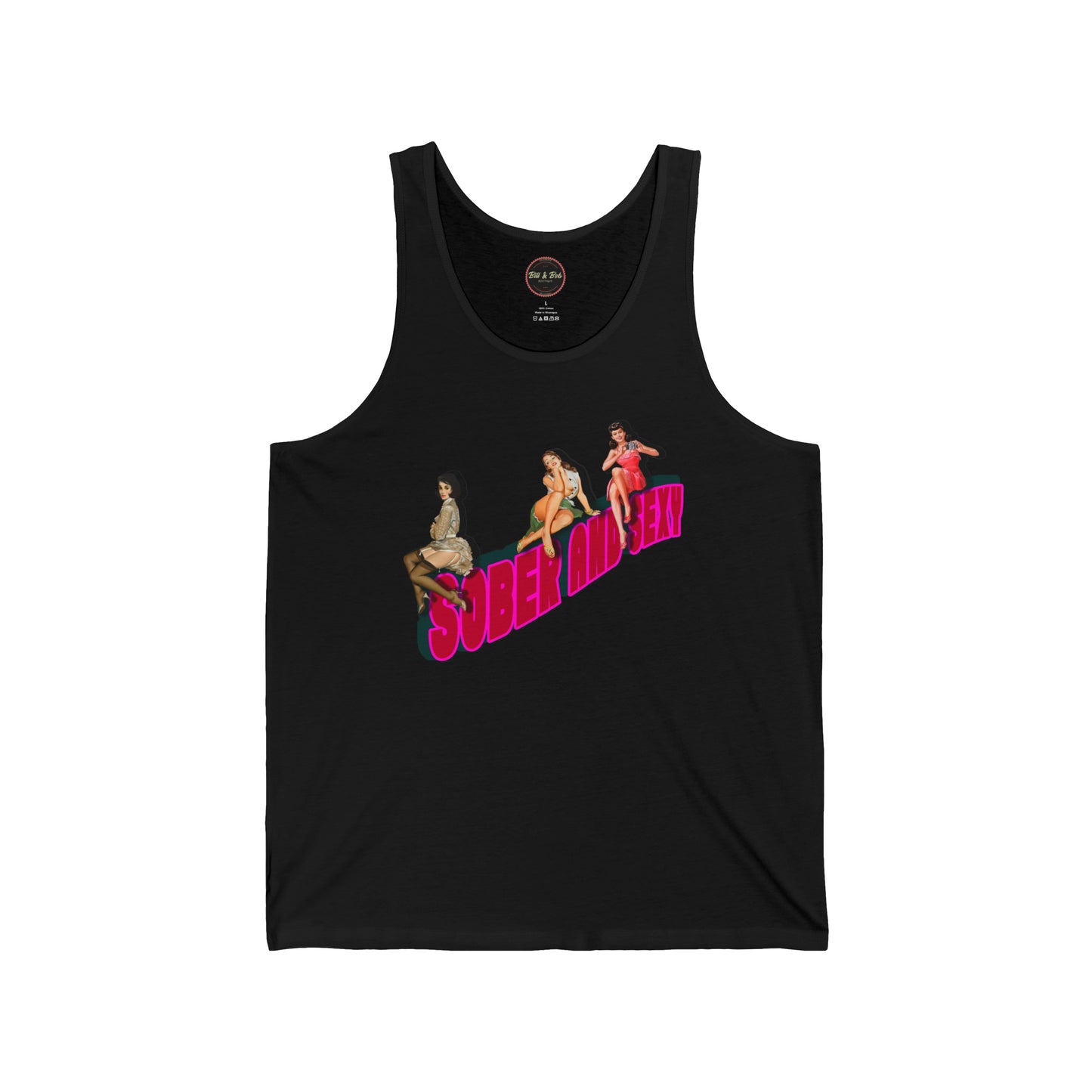 Sober and Sexy Unisex Jersey Tank