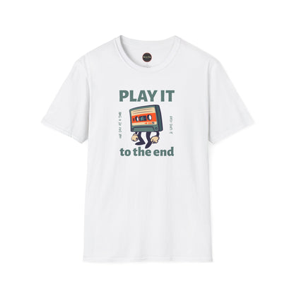 Play the tape to the End Unisex Softstyle T-Shirt