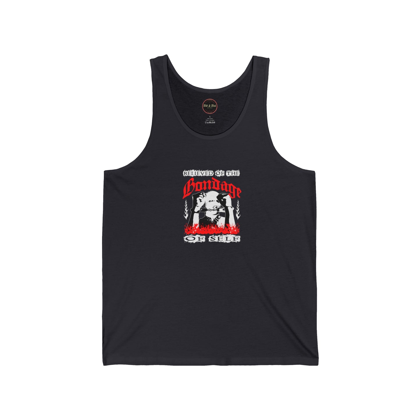 Relieved of the Bondage of Self Unisex Jersey Tank