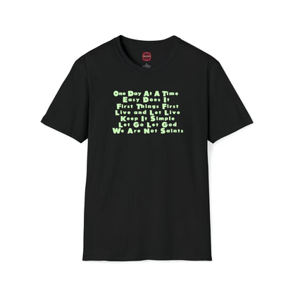 12-Step Slogans Unisex Softstyle T-Shirt