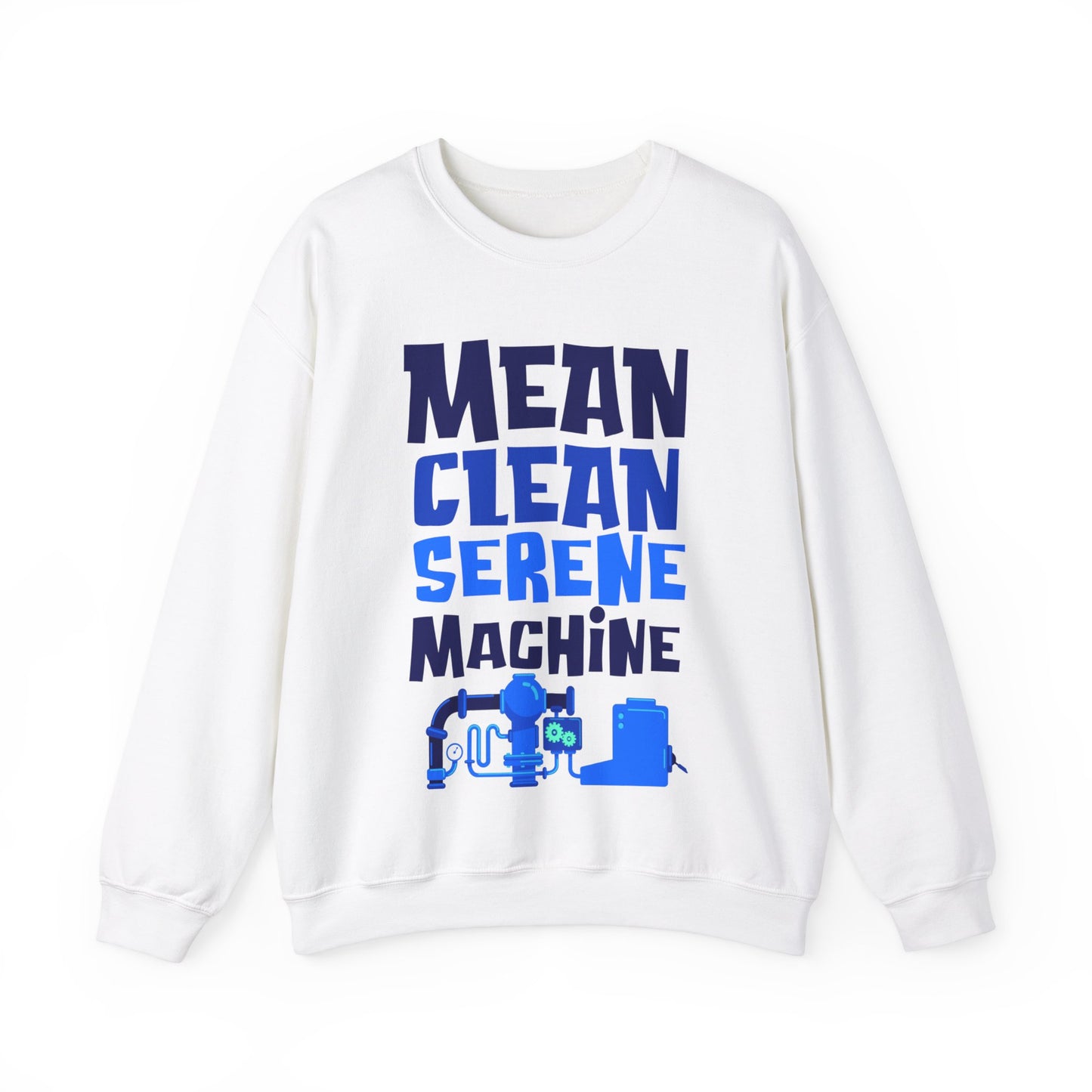 Mean Clean Serene Machine Unisex Heavy Blend™ Crewneck Sweatshirt