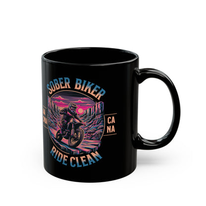 Sober Biker Black Mug (11oz, 15oz)