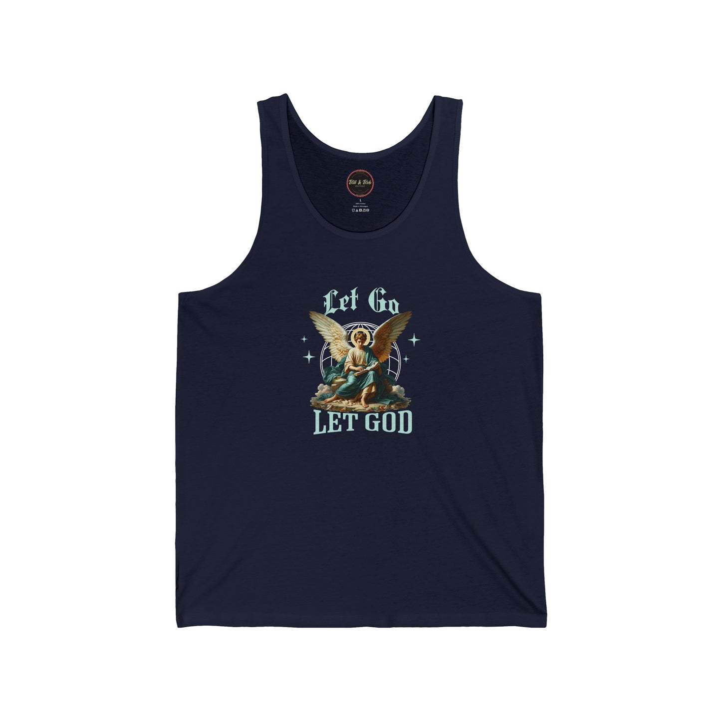 Let Go Let God Unisex Jersey Tank