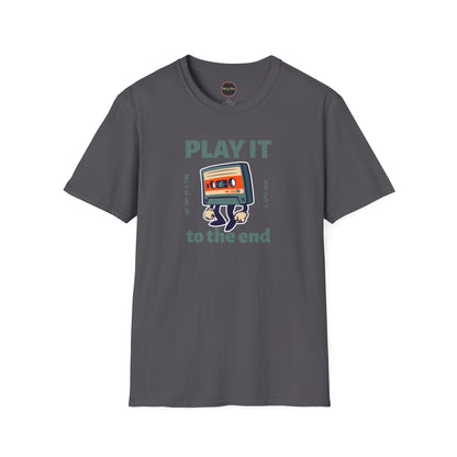 Play the tape to the End Unisex Softstyle T-Shirt