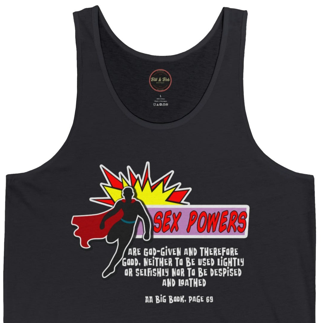 Sex Powers Unisex Jersey Tank