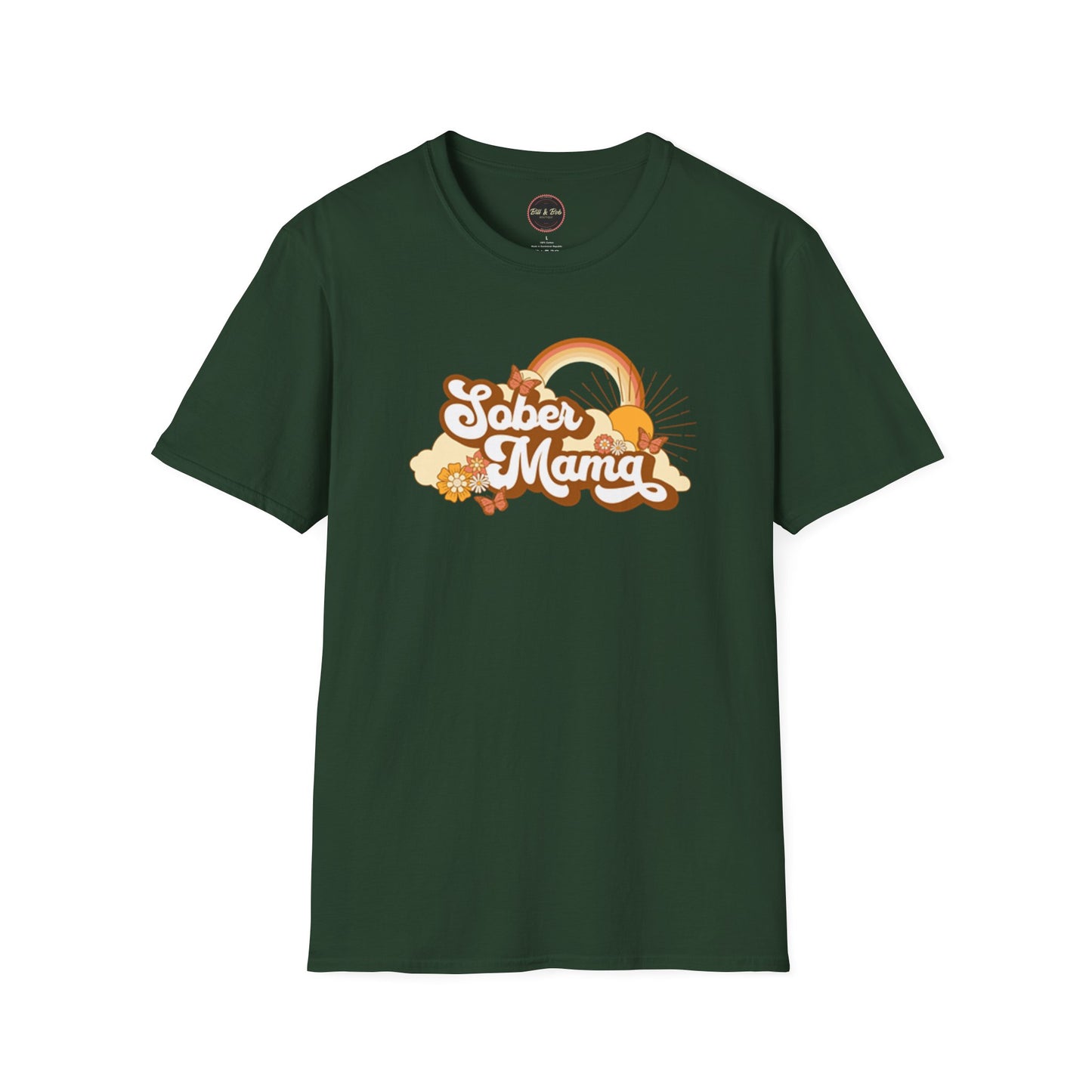 Sober Mama Unisex Softstyle T-Shirt