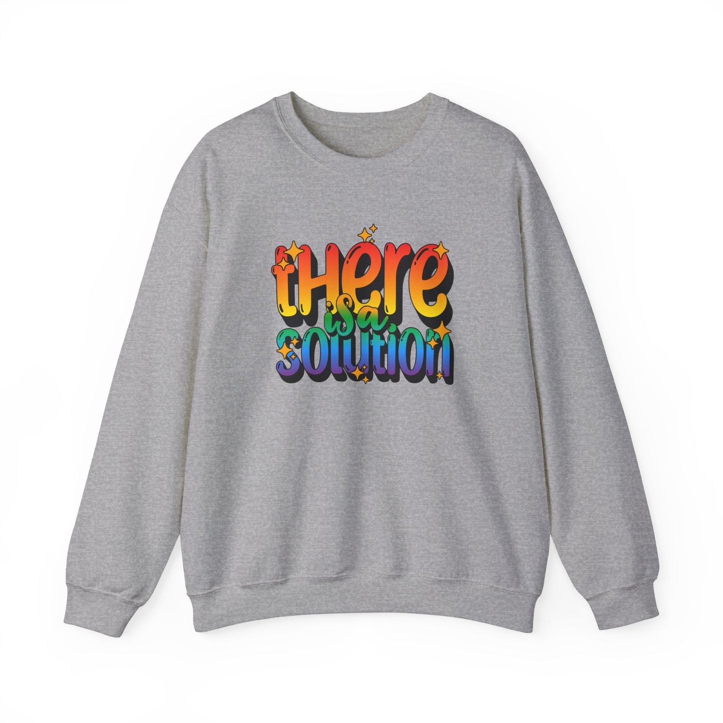 There is a Solution Unisex Heavy Blend™ Crewneck Sweatshirt