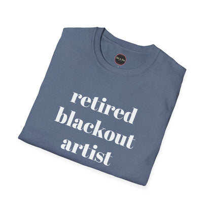 Retired Blackout Artist Unisex Softstyle T-Shirt