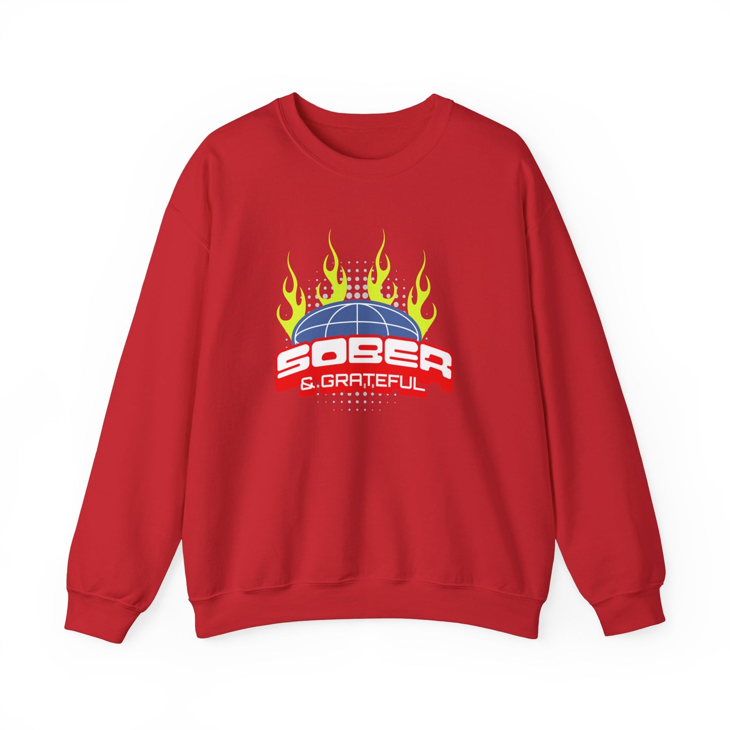 Sober and Grateful Unisex Heavy Blend™ Crewneck Sweatshirt