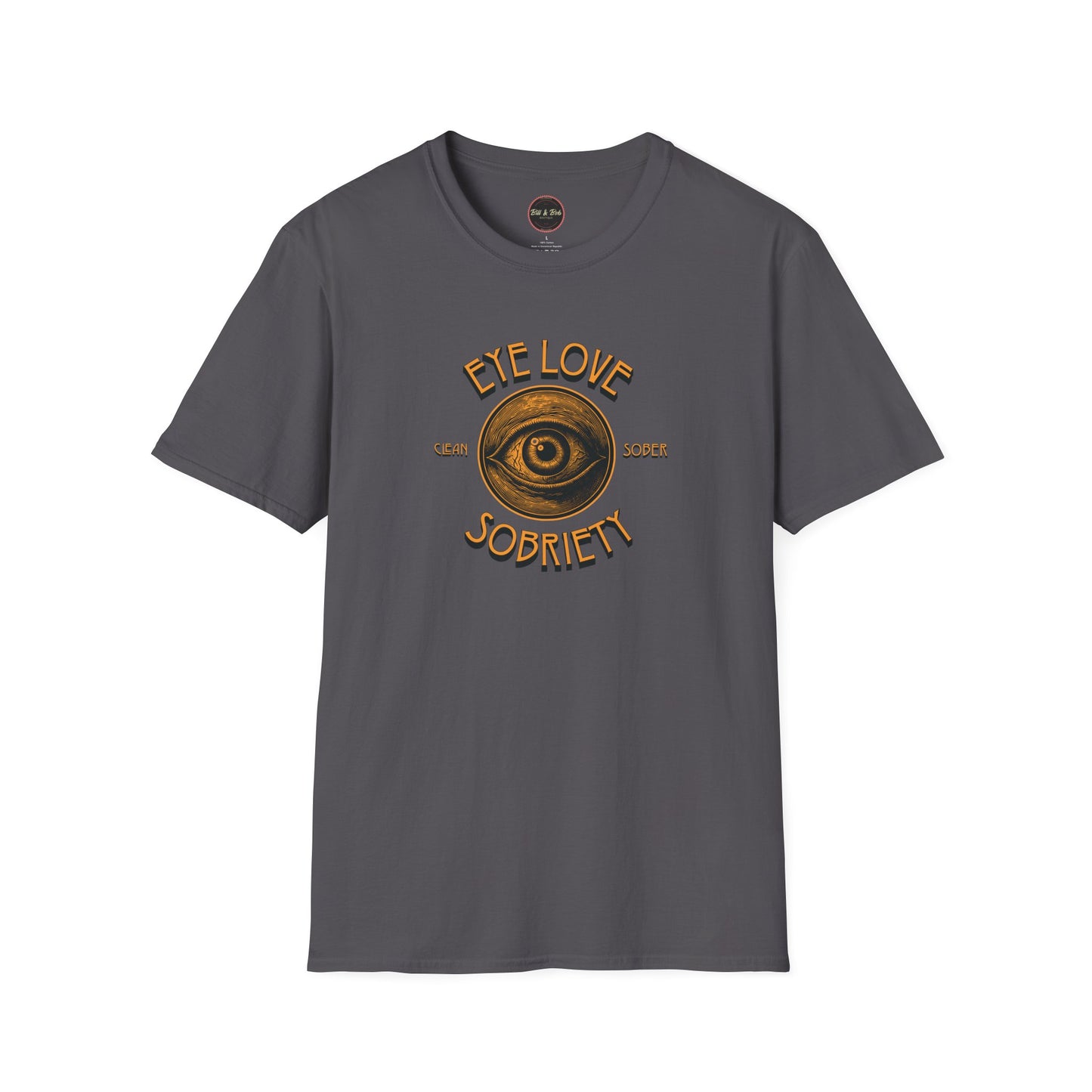 Eye Love Sobriety Unisex Softstyle T-Shirt
