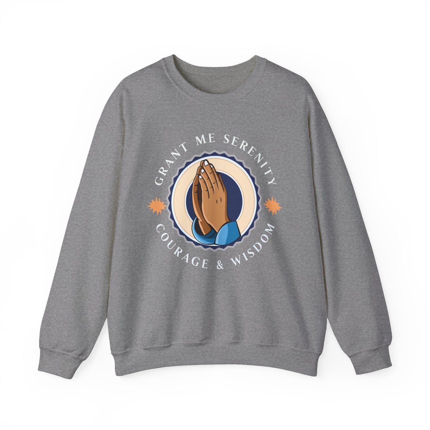 Courage Serenity Wisdom Unisex Heavy Blend™ Crewneck Sweatshirt