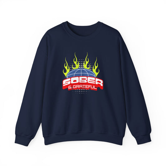 Sober and Grateful Unisex Heavy Blend™ Crewneck Sweatshirt