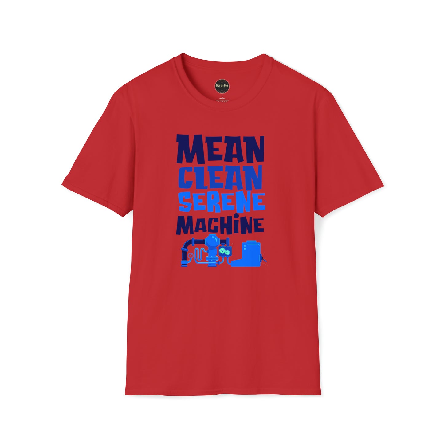 Mean Clean Serene Machine Unisex Softstyle T-Shirt