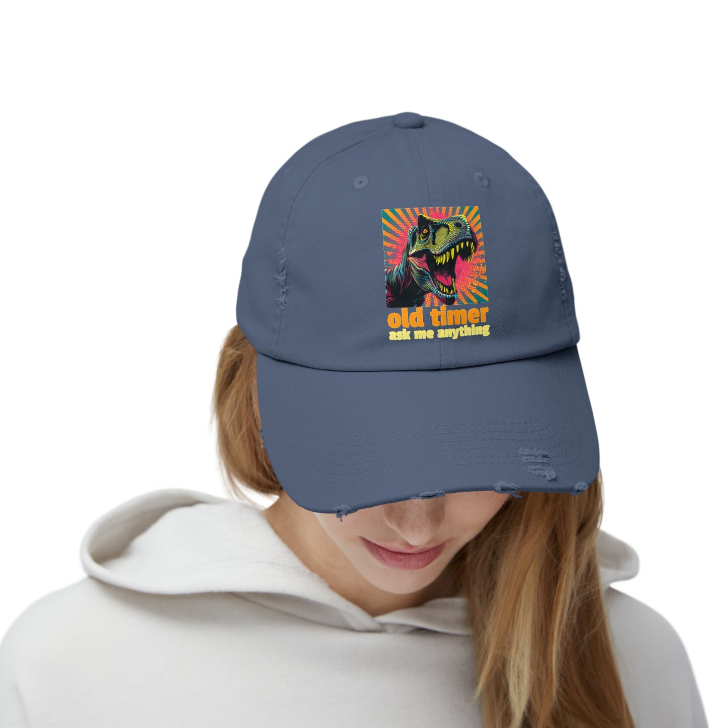 Old Timer Unisex Distressed Cap