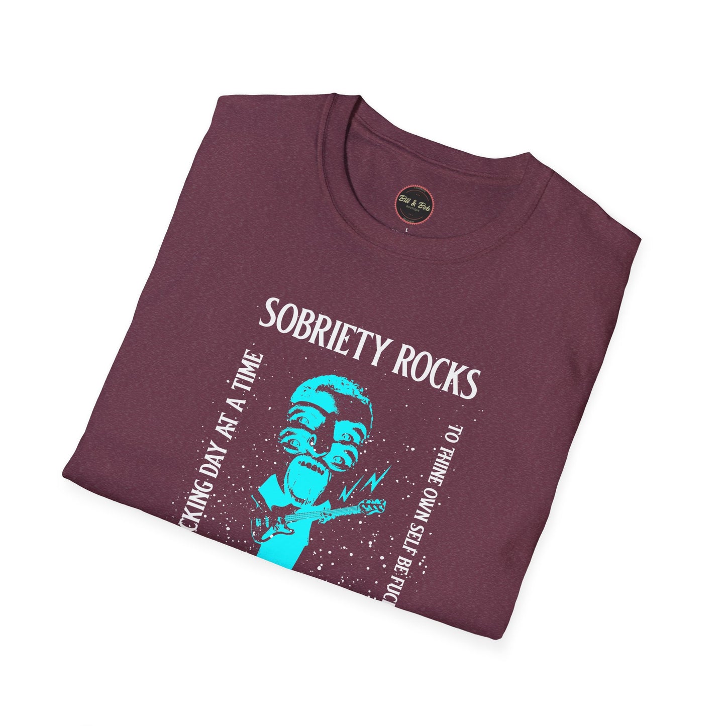Sobriety Rocks Unisex Softstyle T-Shirt