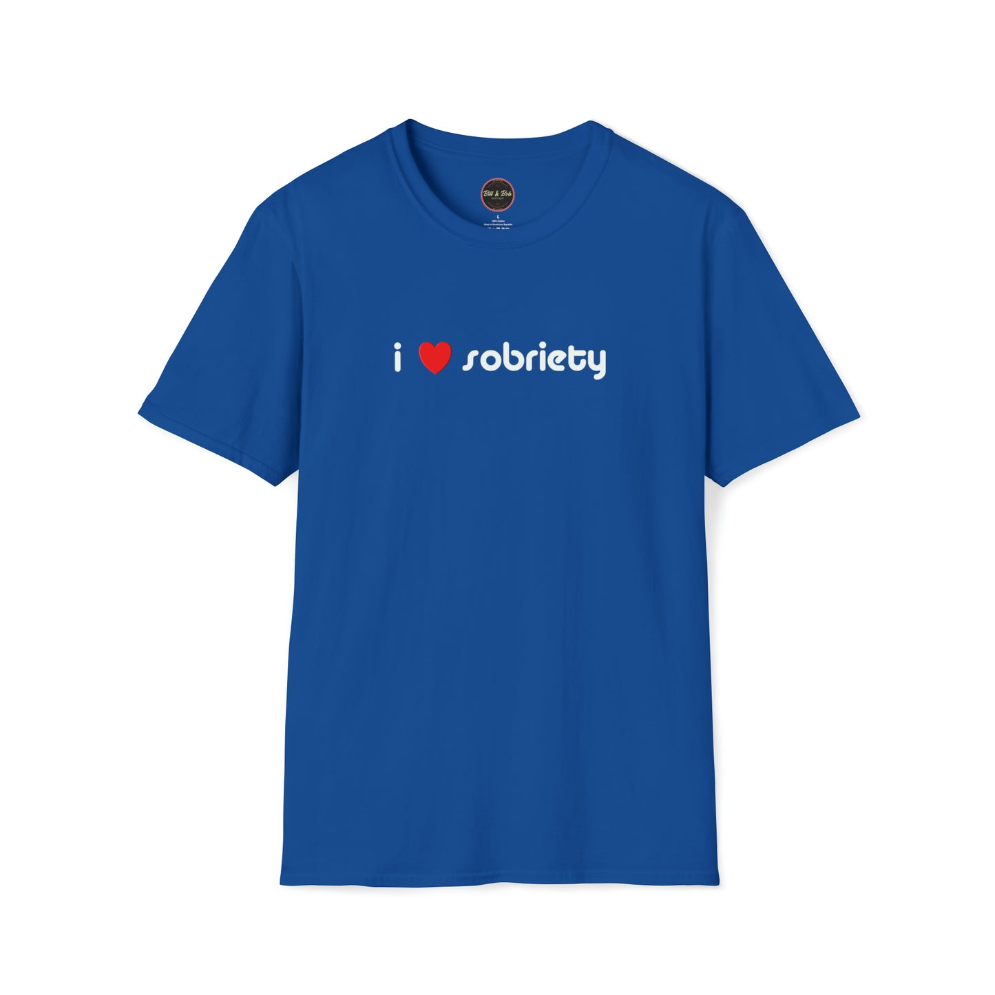 I Heart Sobriety Unisex Softstyle T-Shirt