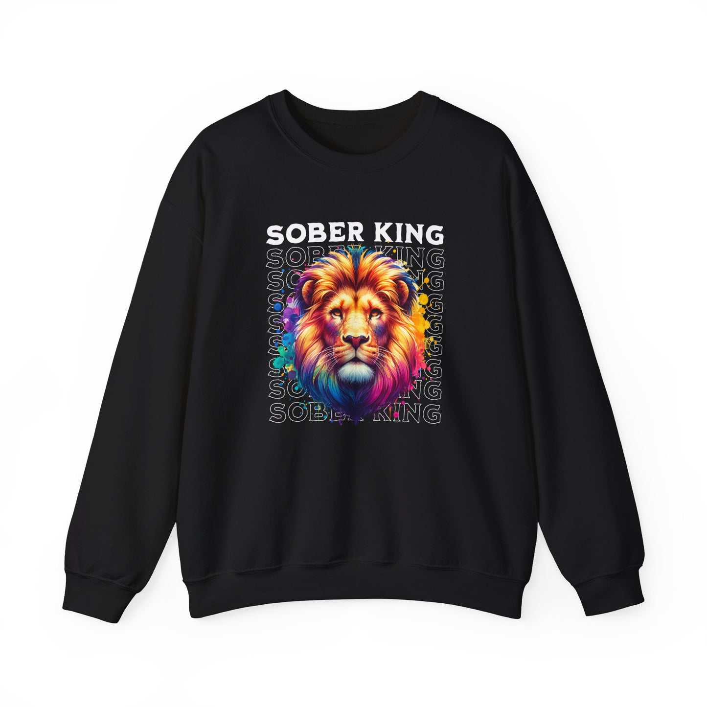 Sober King Unisex Heavy Blend™ Crewneck Sweatshirt