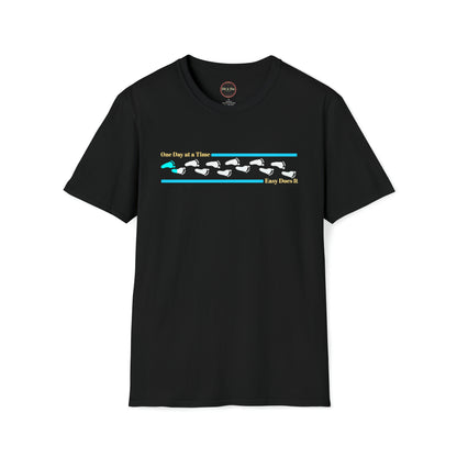 Footprints: 12 Steps Unisex Softstyle T-Shirt