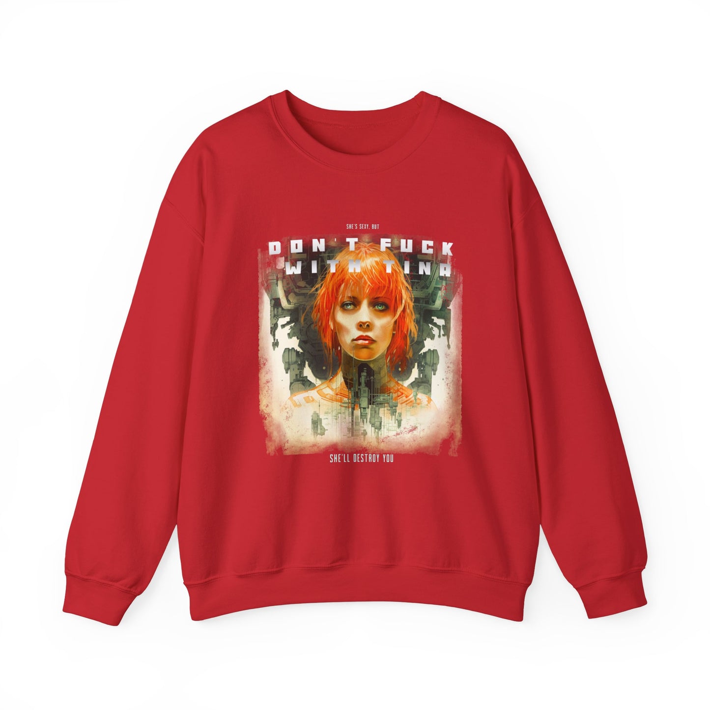 Don't F@ck with Tina Unisex Heavy Blend™ Crewneck Sweatshirt