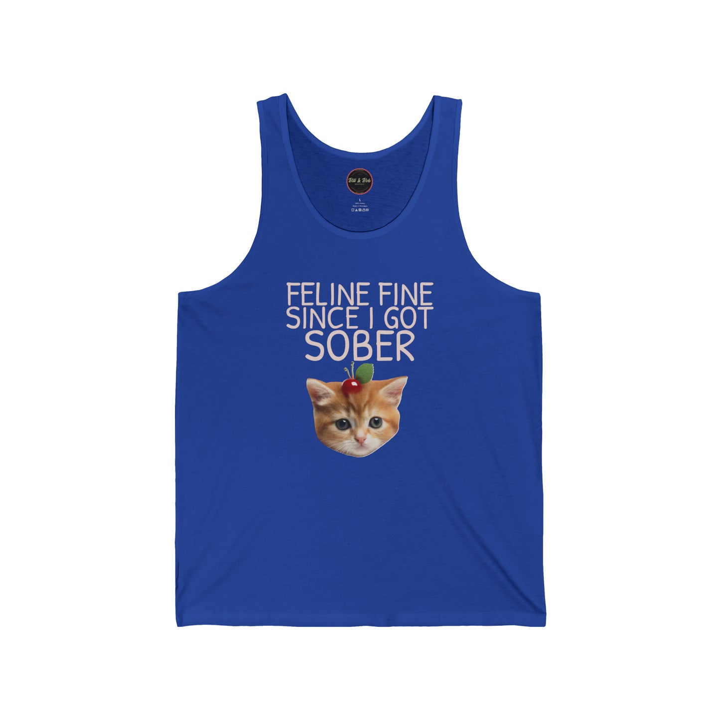 Feline Fine Unisex Jersey Tank