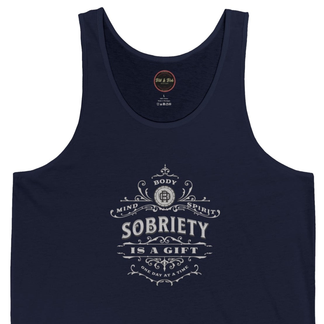 Sobriety is a Gift Unisex Jersey Tank