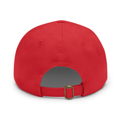 One Day Easy Does It Dad Hat with Leather Patch (Round)