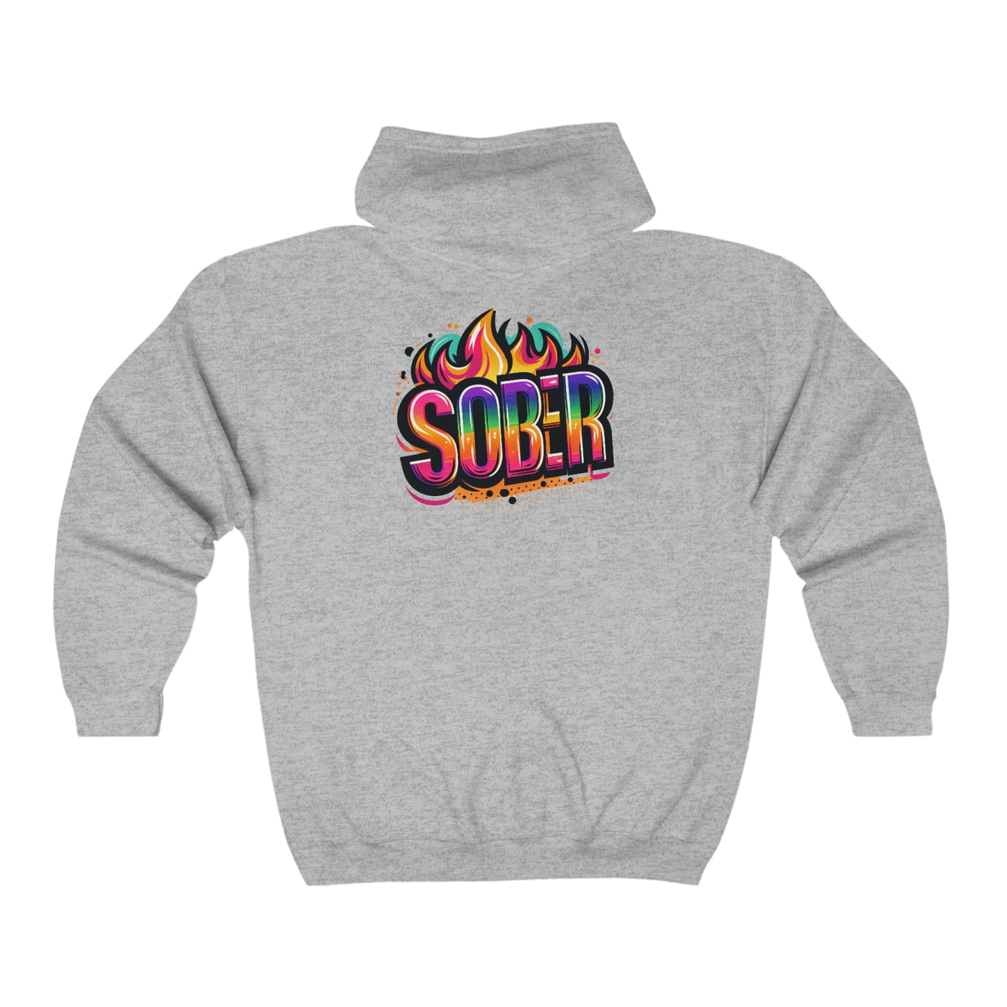 Sober Unisex Heavy Blend™ Full Zip Hooded Sweatshirt