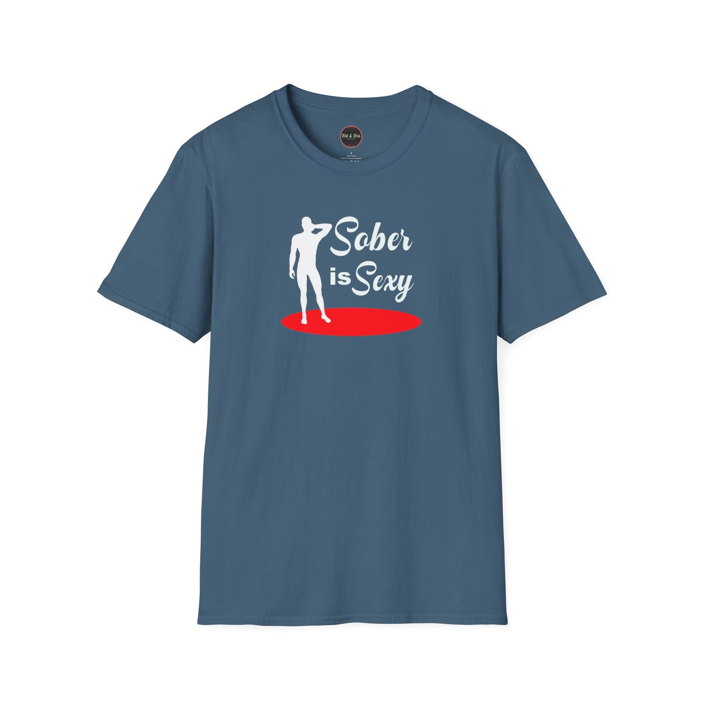 Sober is Sexy (male) Unisex Softstyle T-Shirt