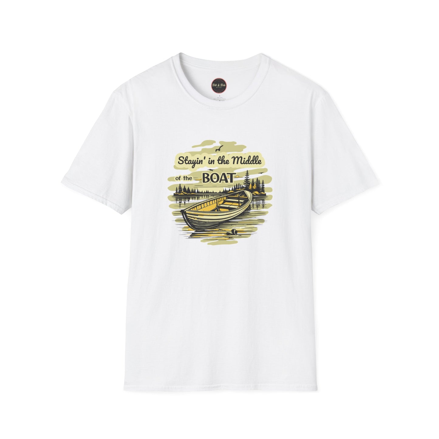 Middle of the Boat Unisex Softstyle T-Shirt