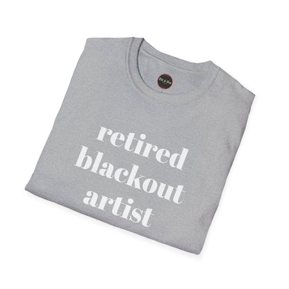Retired Blackout Artist Unisex Softstyle T-Shirt