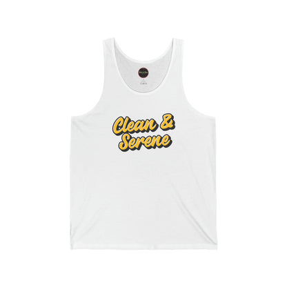 Clean and Serene Unisex Jersey Tank