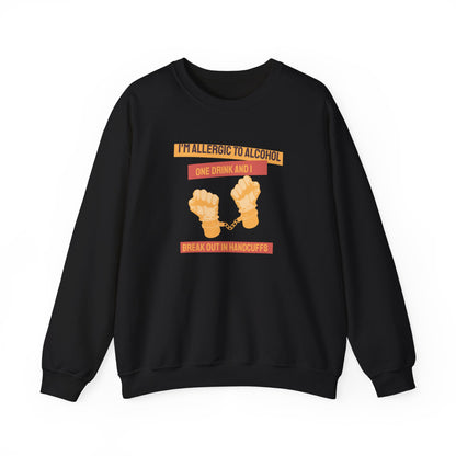 Break Out in Handcuffs Unisex Heavy Blend™ Crewneck Sweatshirt