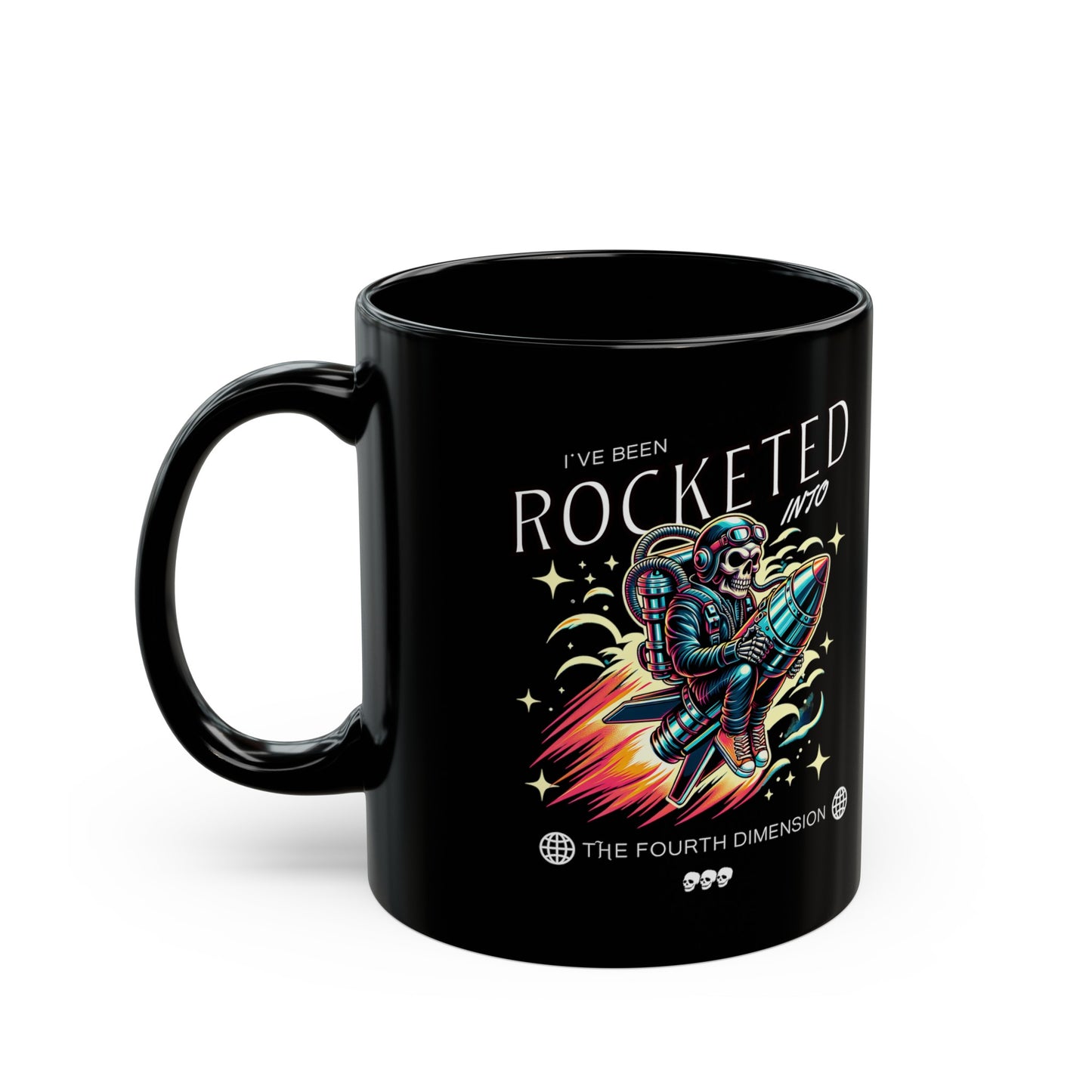 Rocketed Black Mug (11oz, 15oz)