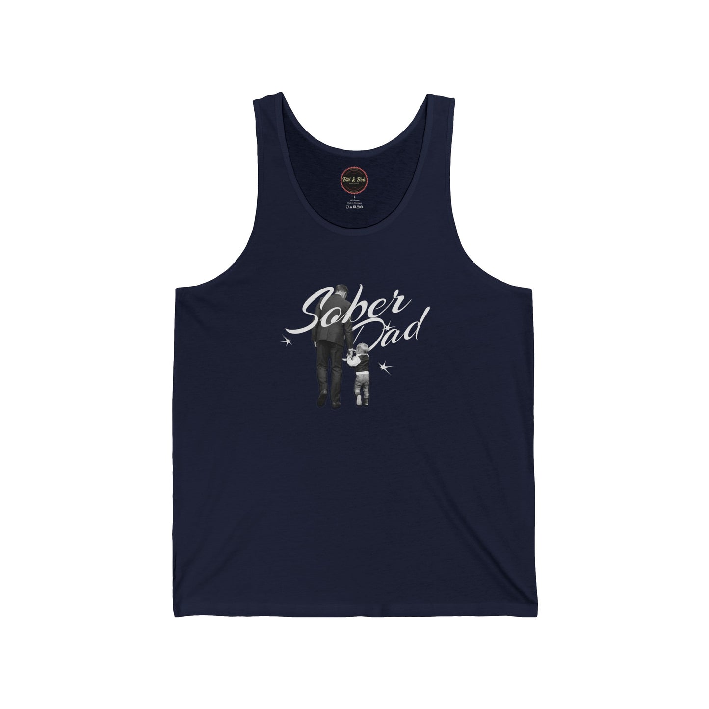 Sober Dad Unisex Jersey Tank