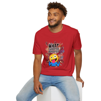 What Character Defects? Unisex Softstyle T-Shirt