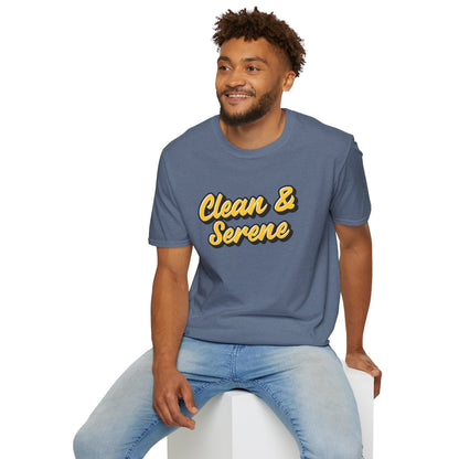 Clean and Serene Unisex Softstyle T-Shirt